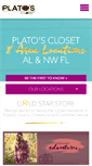 Mobile Screenshot of platosclosettuscaloosa.com